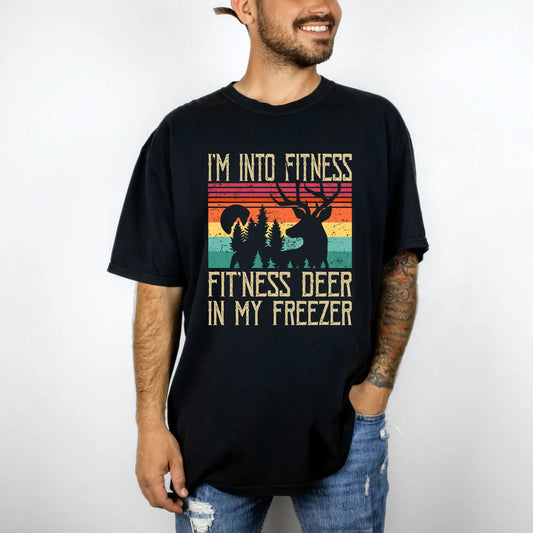 Fitness Deer Graphic Tee
