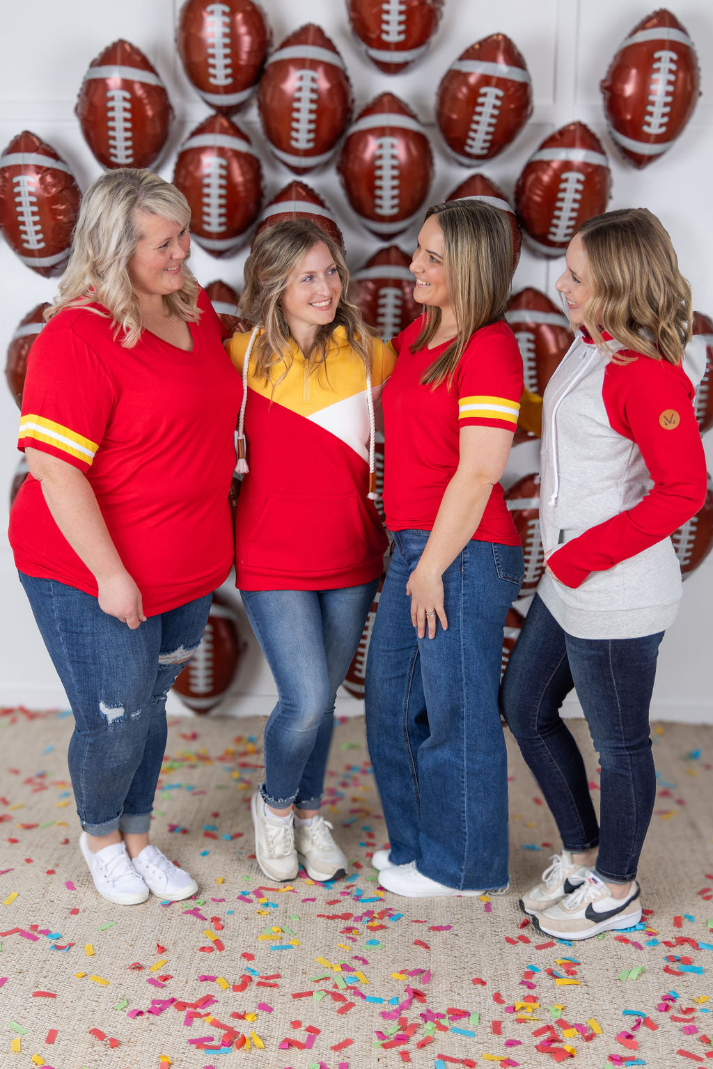 Michelle Mae GameDay Tessa Short Sleeve Top - Kansas City