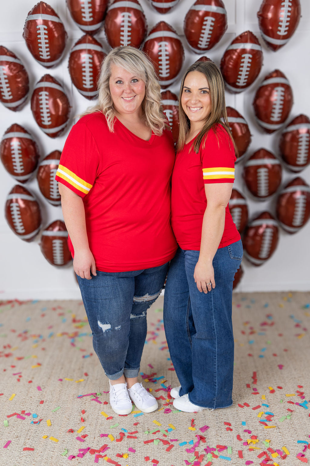 Michelle Mae GameDay Tessa Short Sleeve Top - Kansas City
