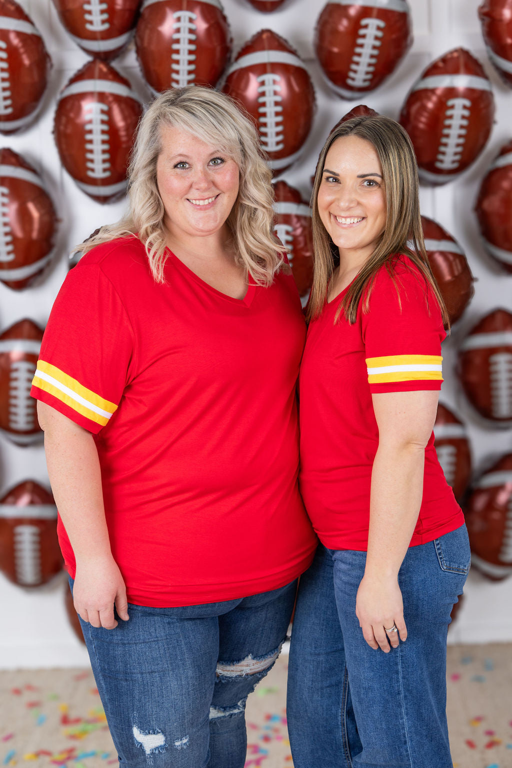 Michelle Mae GameDay Tessa Short Sleeve Top - Kansas City