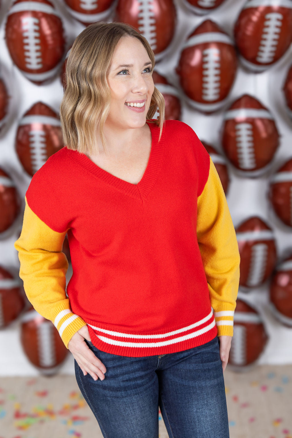 Michelle Mae GameDay Sweater - Kansas City