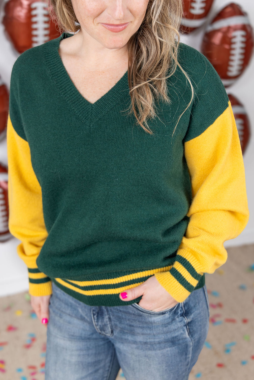 Michelle Mae GameDay Sweater - Green Bay