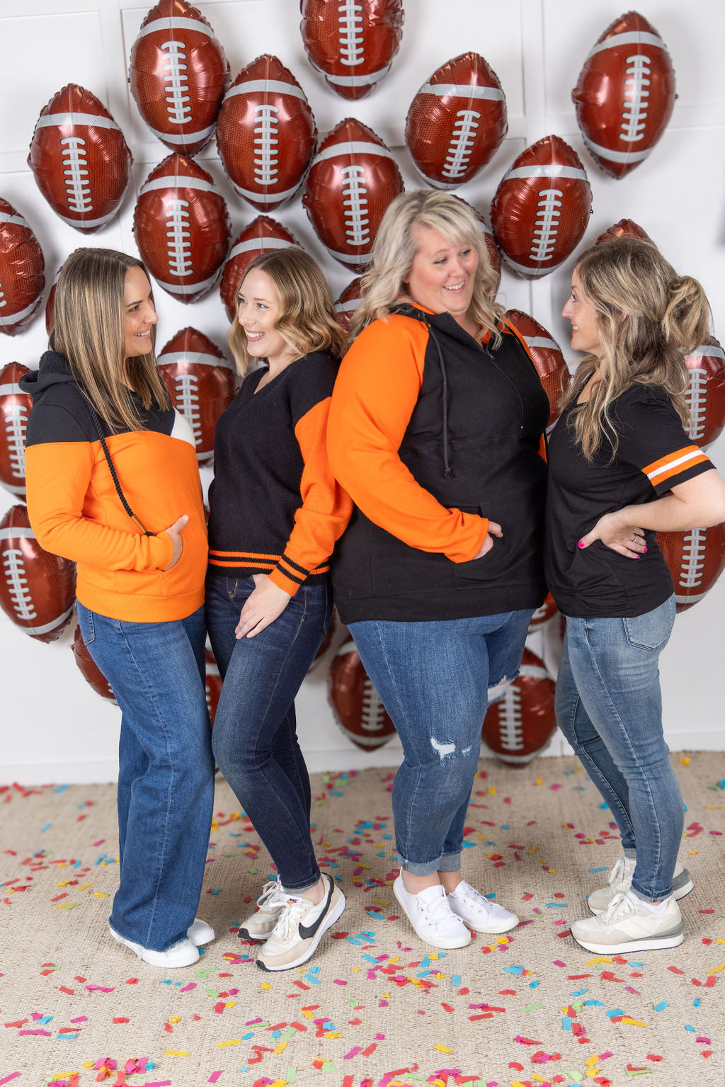 Michelle Mae GameDay Halfzip Hoodie - Cincinnati