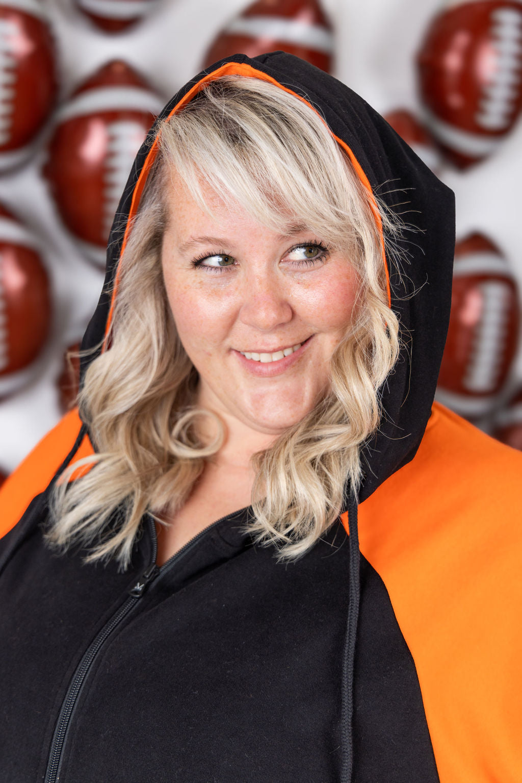Michelle Mae GameDay Halfzip Hoodie - Cincinnati