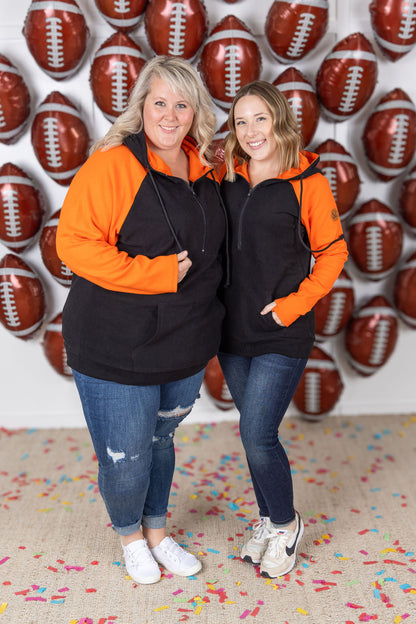 Michelle Mae GameDay Halfzip Hoodie - Cincinnati