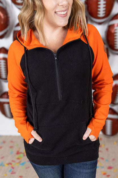 Michelle Mae GameDay Halfzip Hoodie - Cincinnati