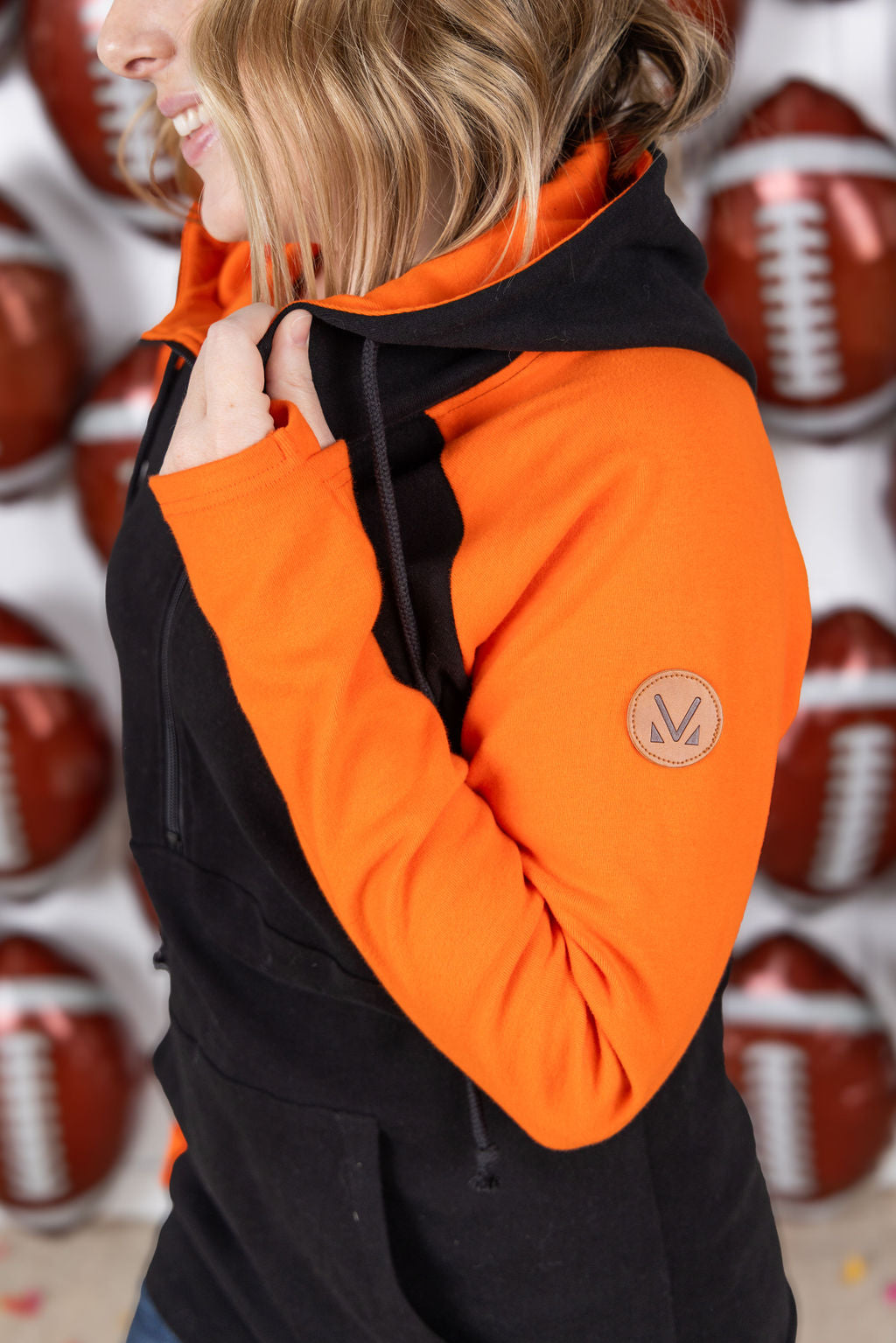 Michelle Mae GameDay Halfzip Hoodie - Cincinnati