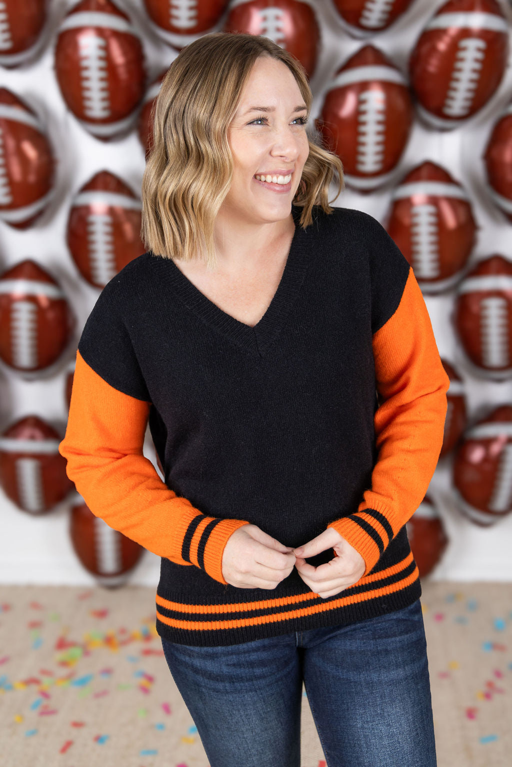 Michelle Mae GameDay Sweater - Cincinnati