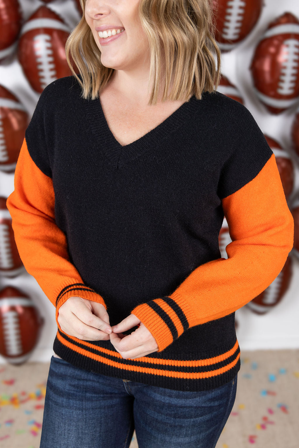 Michelle Mae GameDay Sweater - Cincinnati