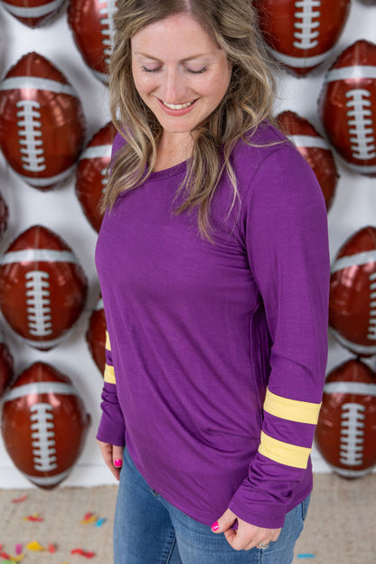 Michelle Mae GameDay Larissa Long Sleeve Top - Minnesota