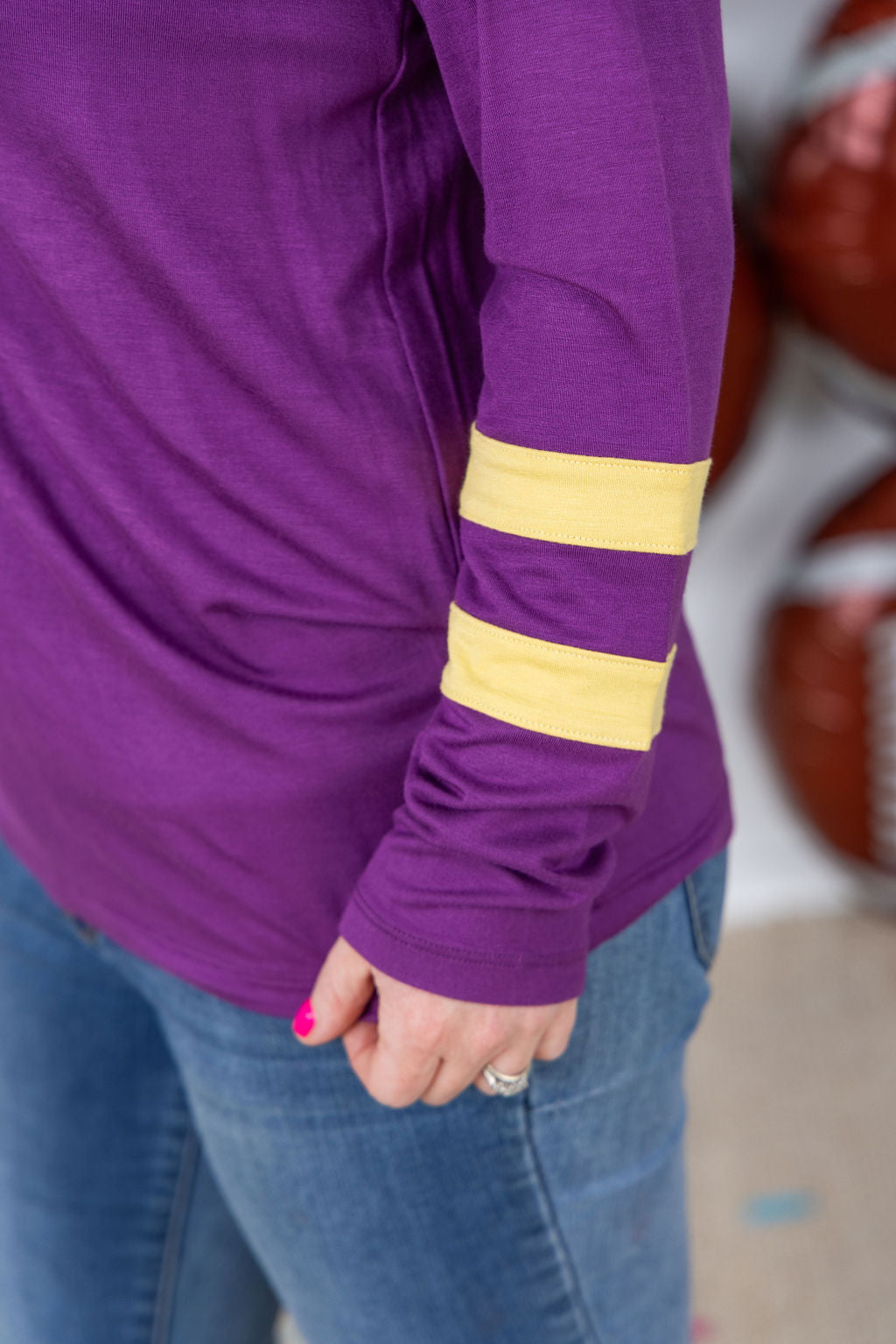 Michelle Mae GameDay Larissa Long Sleeve Top - Minnesota