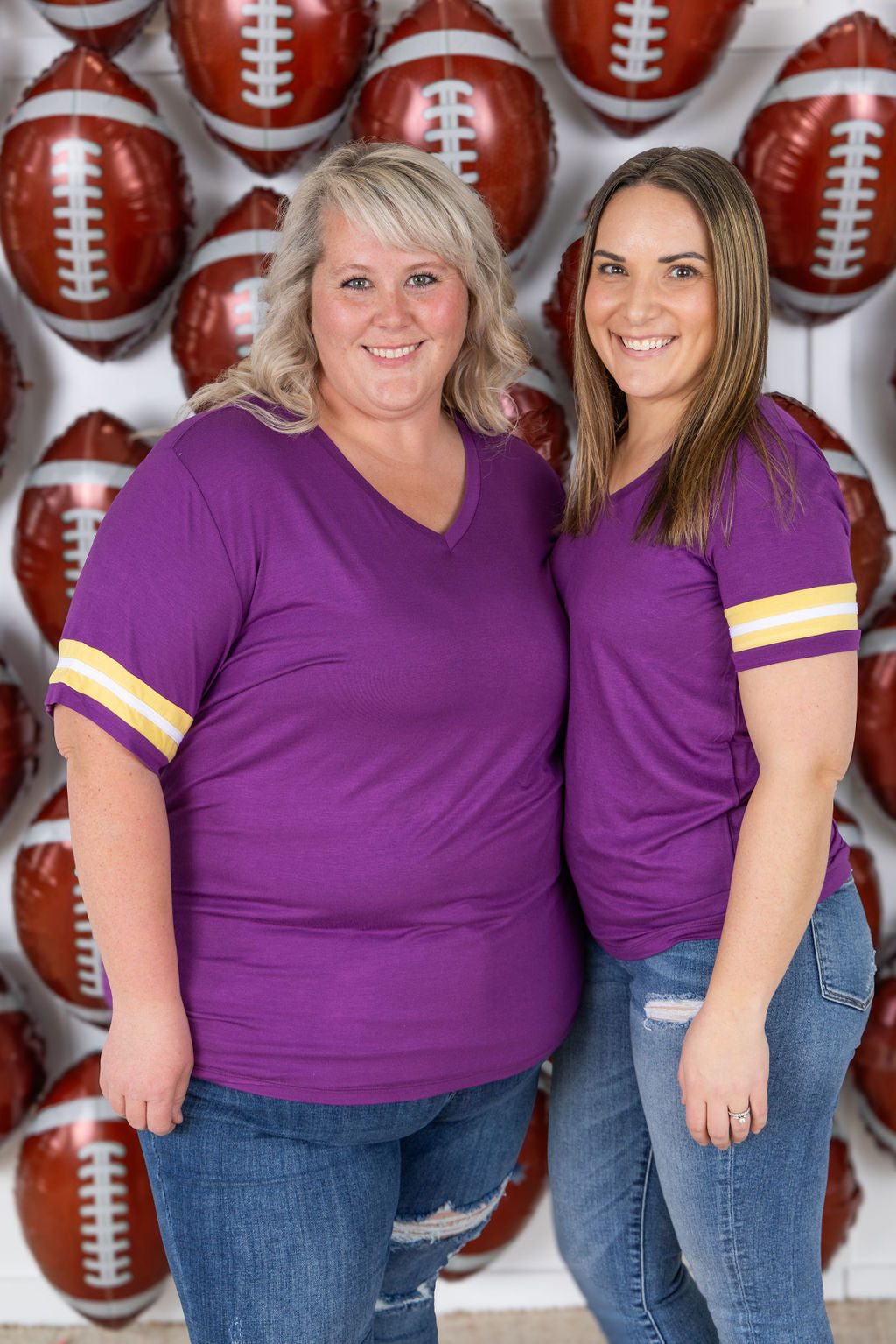 Michelle Mae GameDay Tessa Short Sleeve Top - Minnesota