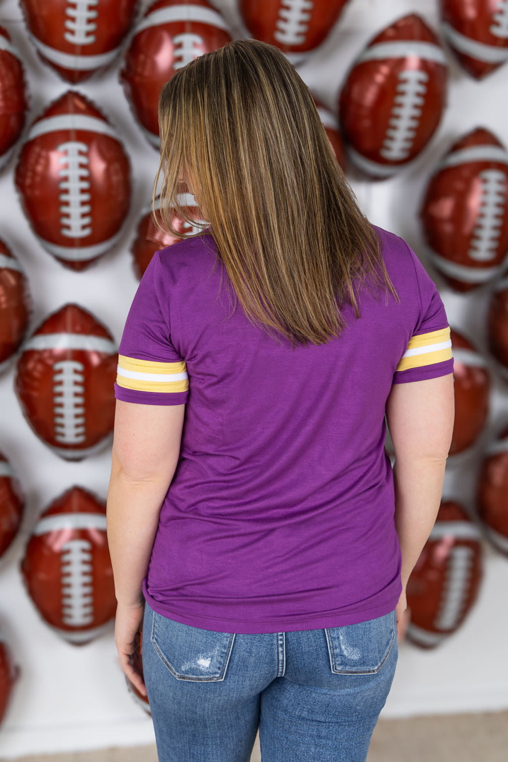 Michelle Mae GameDay Tessa Short Sleeve Top - Minnesota