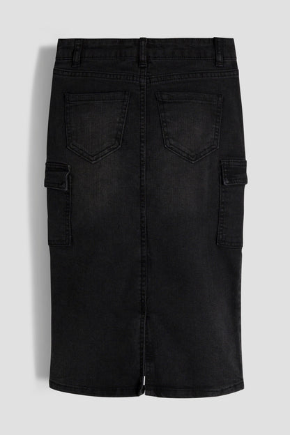 Trendsetter Midi Cargo Skirt for Girls