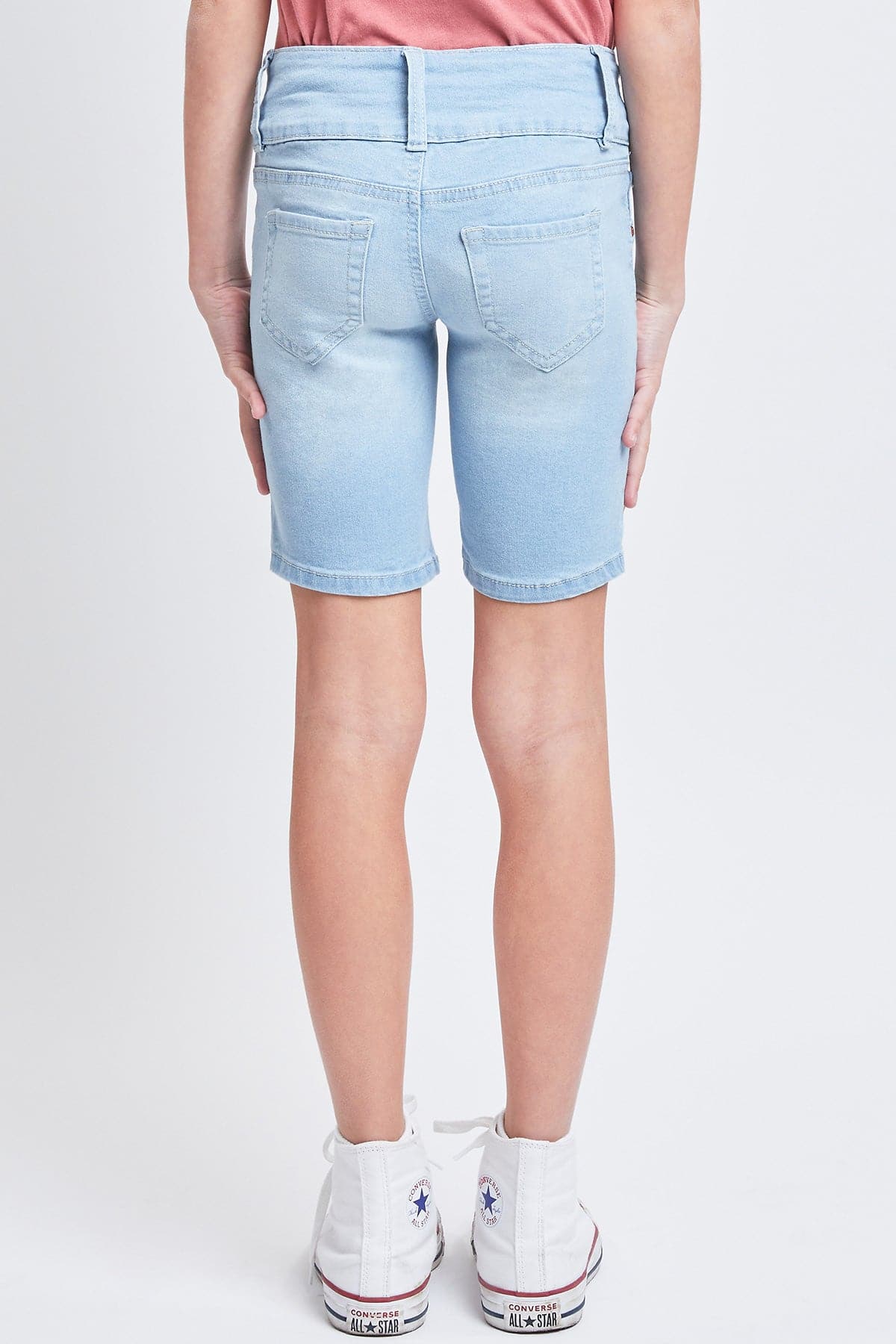 Girls Essential 3-Button Bermuda Shorts