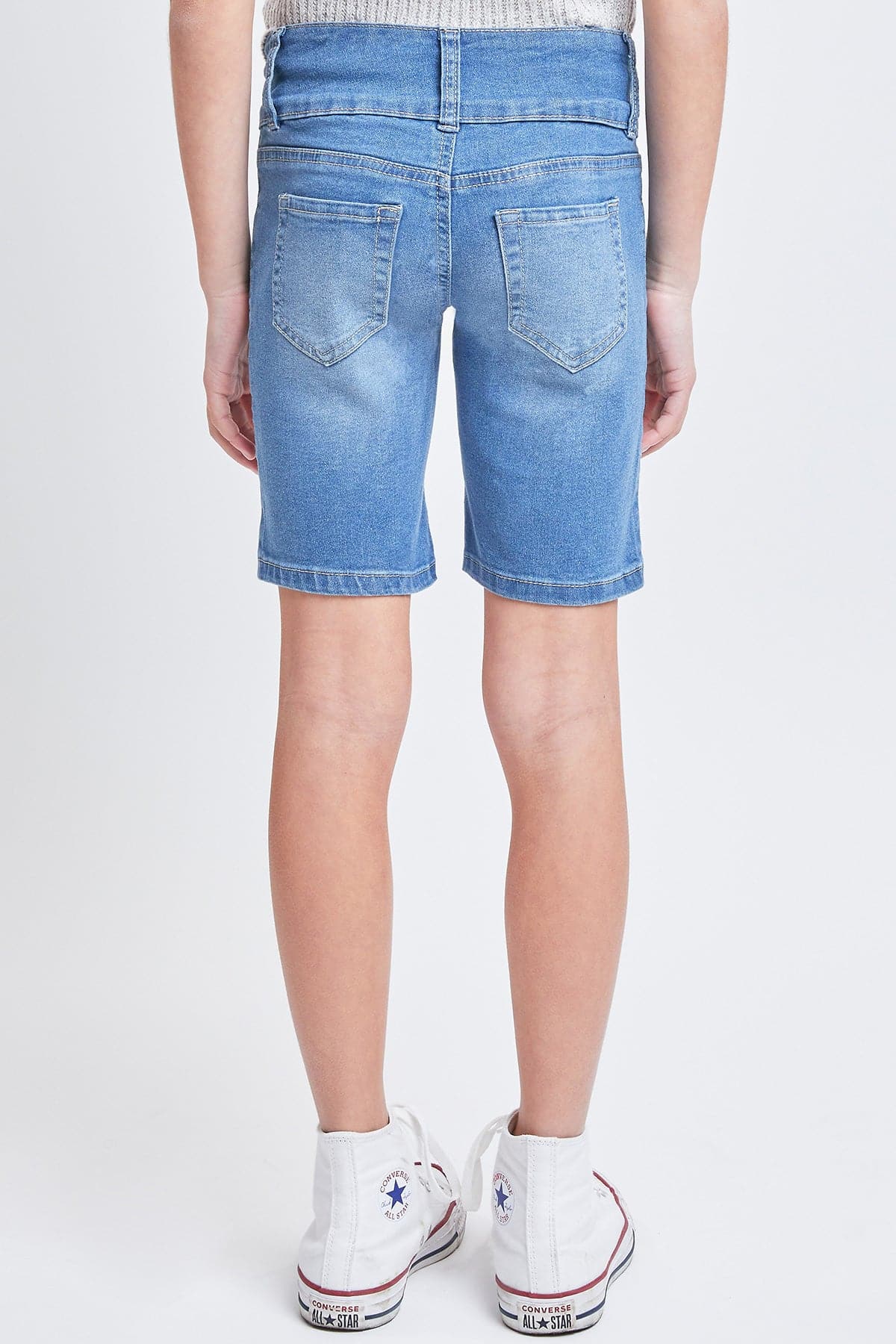 Girls Essential 3-Button Bermuda Shorts