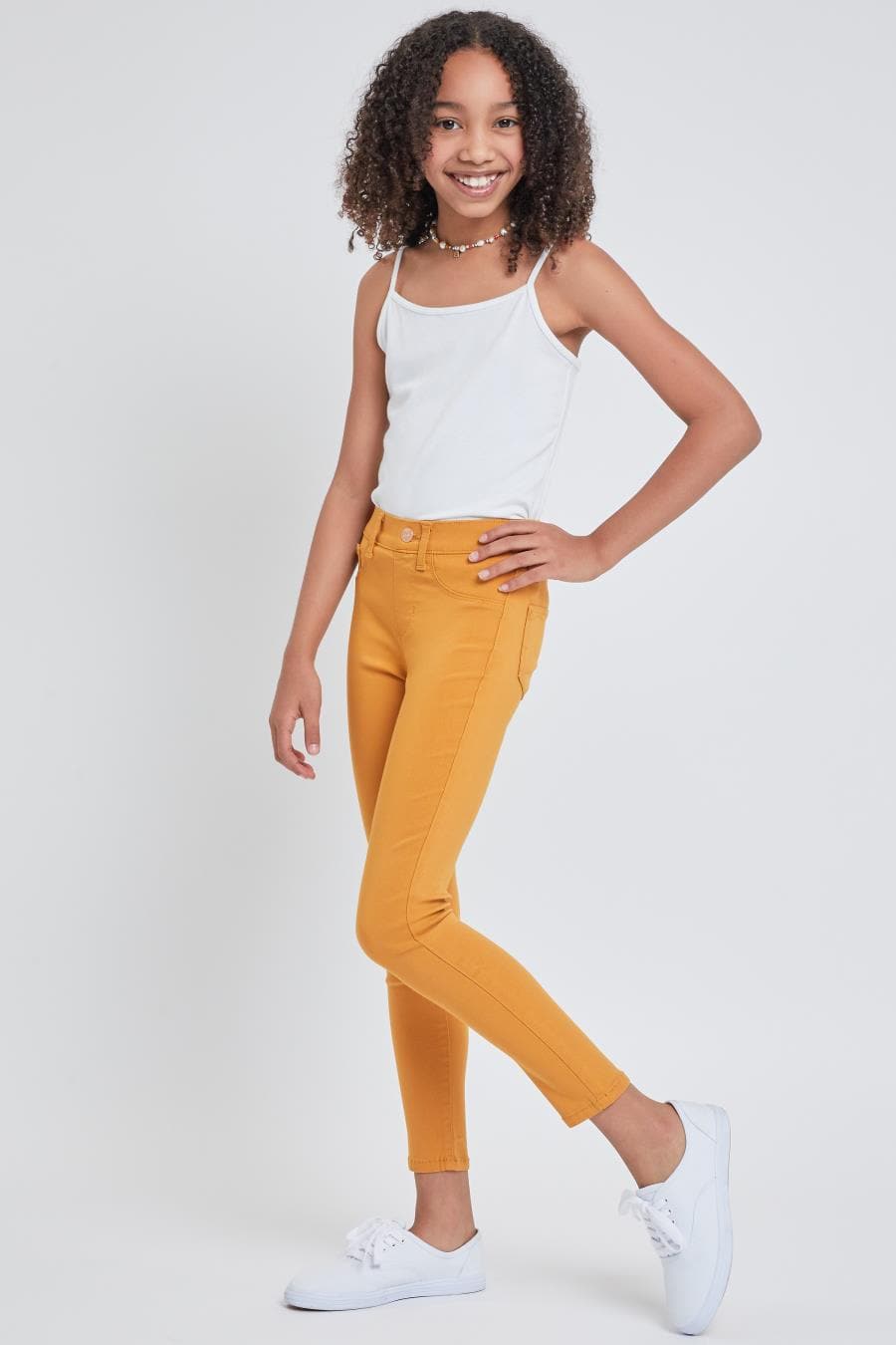 Hyperstretch Skinny Color Pants for Girls