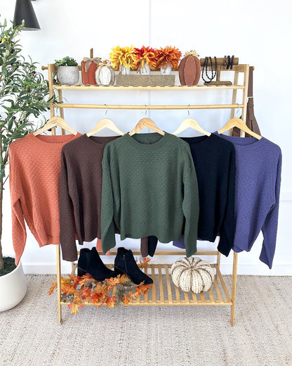 Michelle Mae Gianna Pullover Sweater - Brown