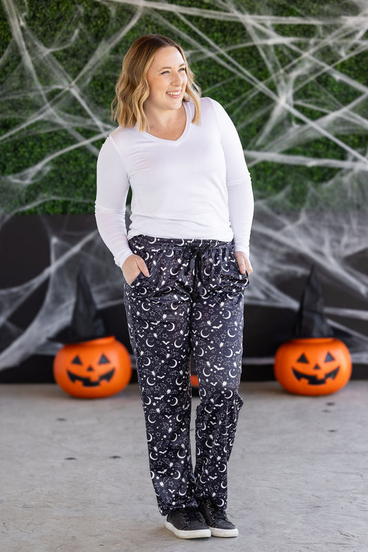 Michelle Mae Lounge Pants - Midnight Bats