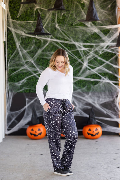 Michelle Mae Lounge Pants - Midnight Bats