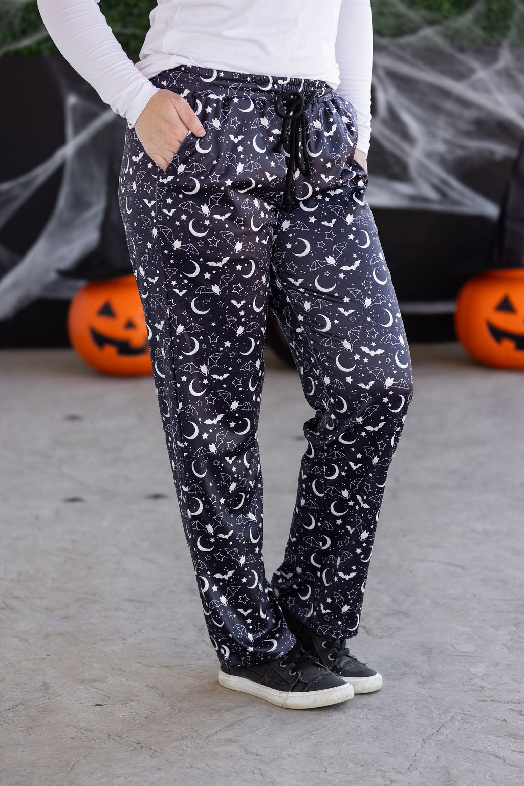 Michelle Mae Lounge Pants - Midnight Bats