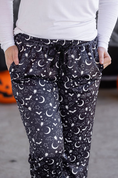Michelle Mae Lounge Pants - Midnight Bats