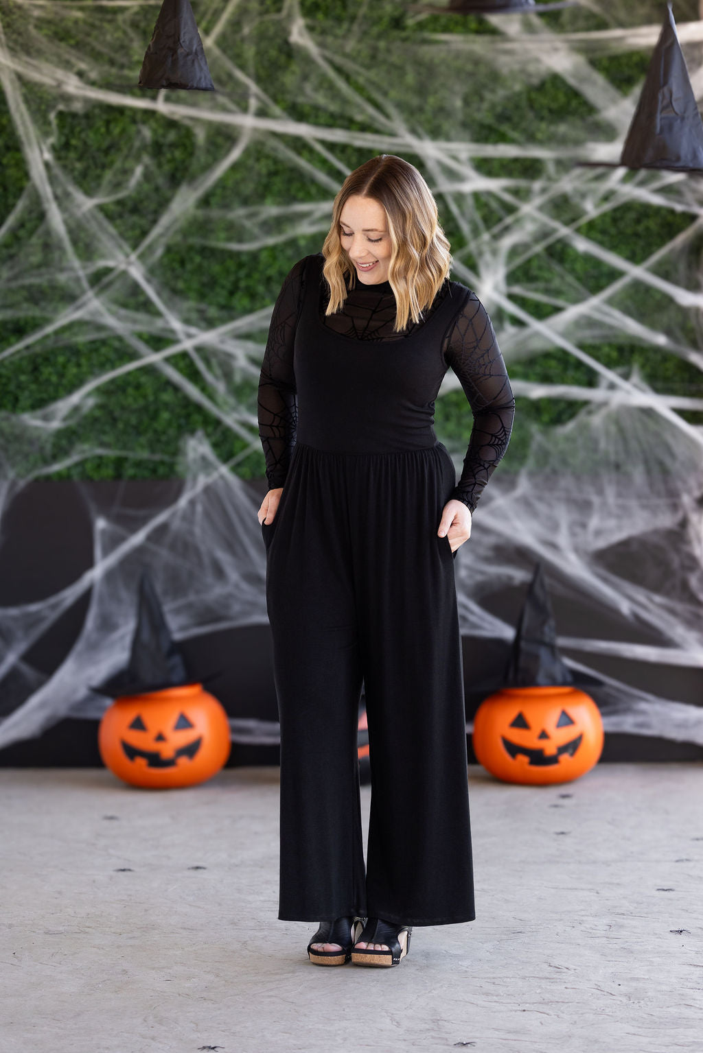 Michelle Mae Paige Jumpsuit  - Black