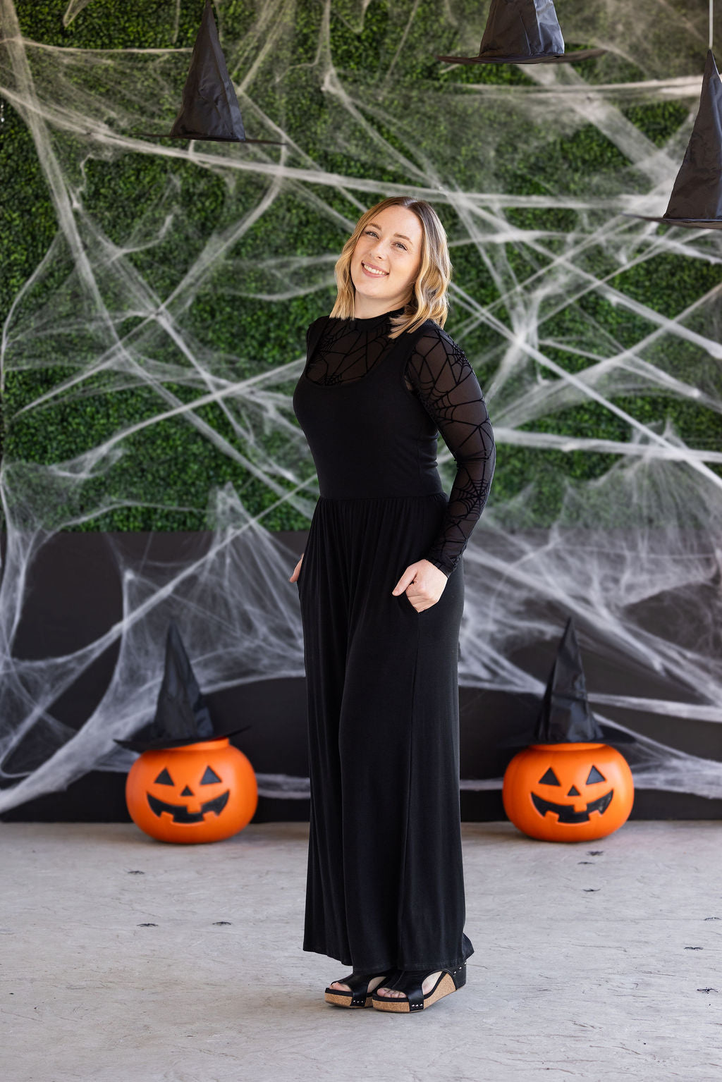 Michelle Mae Paige Jumpsuit  - Black