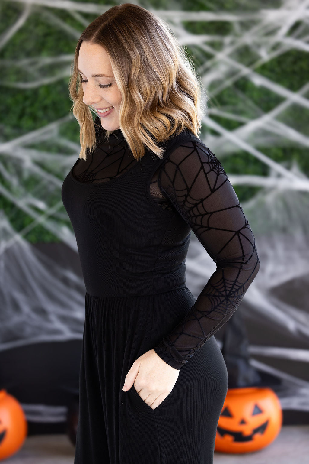 Michelle Mae Paige Jumpsuit  - Black