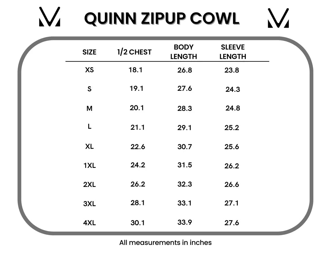 Michelle Mae Quinn ZipUp Cowl - Fern