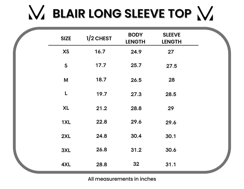 Michelle Mae Blair Long Sleeve Top - Olive
