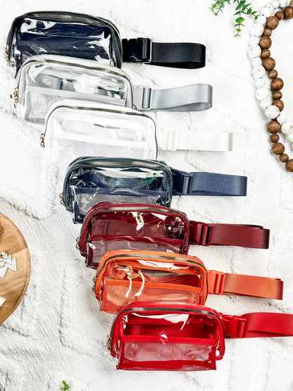 Michelle Mae Clear Bag - Multiple Color Options