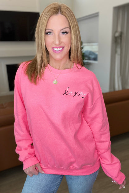 PREORDER- XOXO Embroidered Sweatshirt