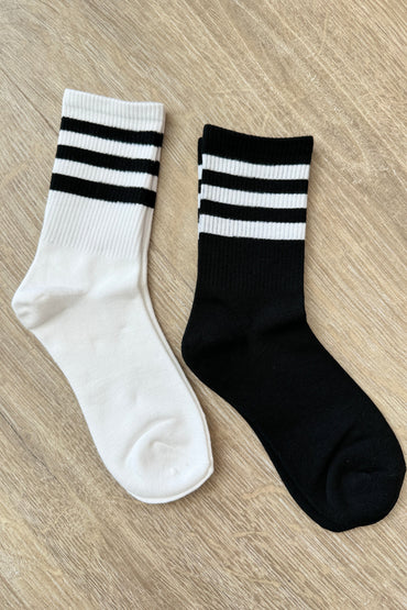 Who Let the Dogs Out Tube Socks in Black and White **FINAL SALE**