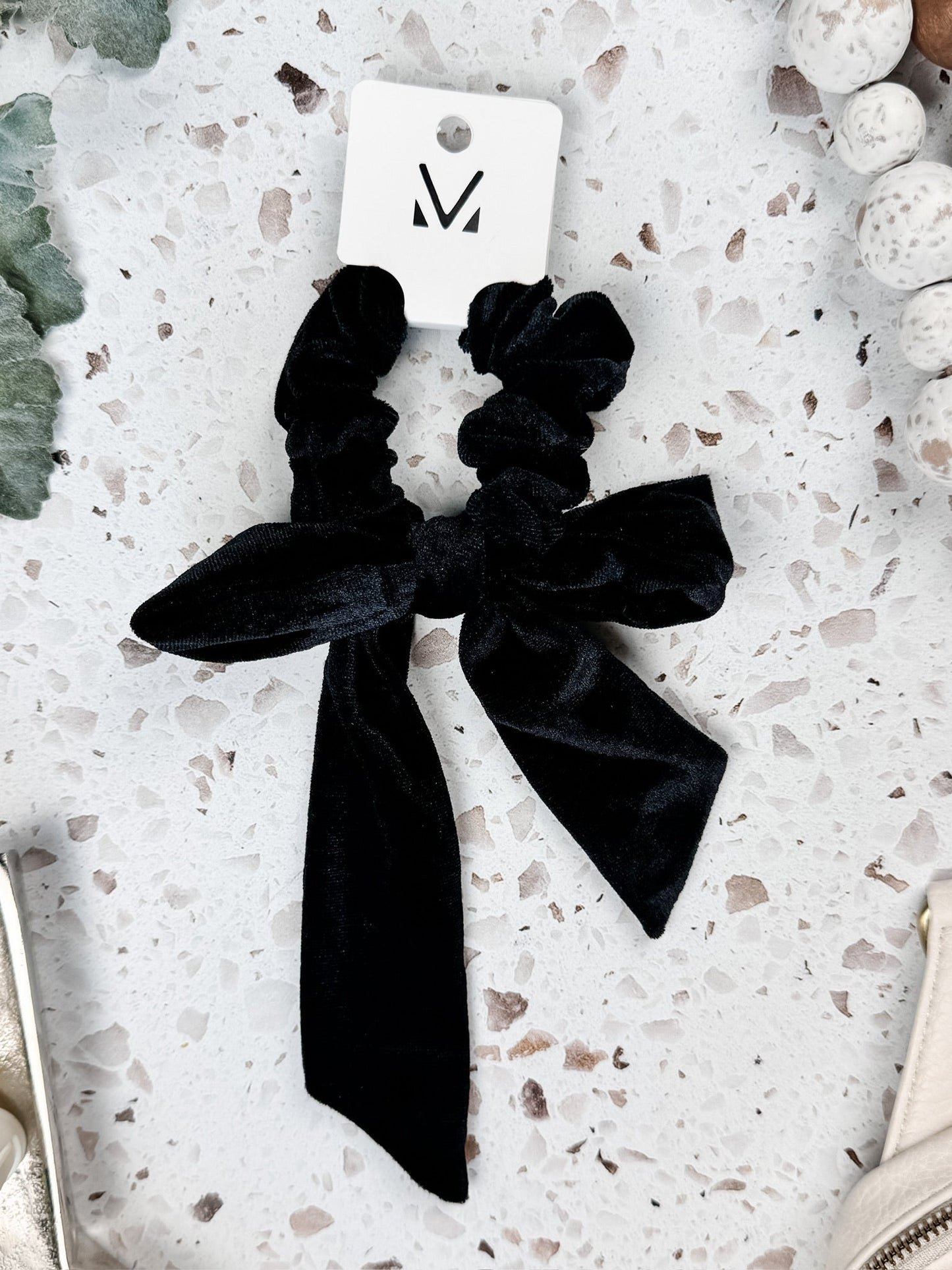 MICHELLE MAE - Velvet Bow Scrunchie