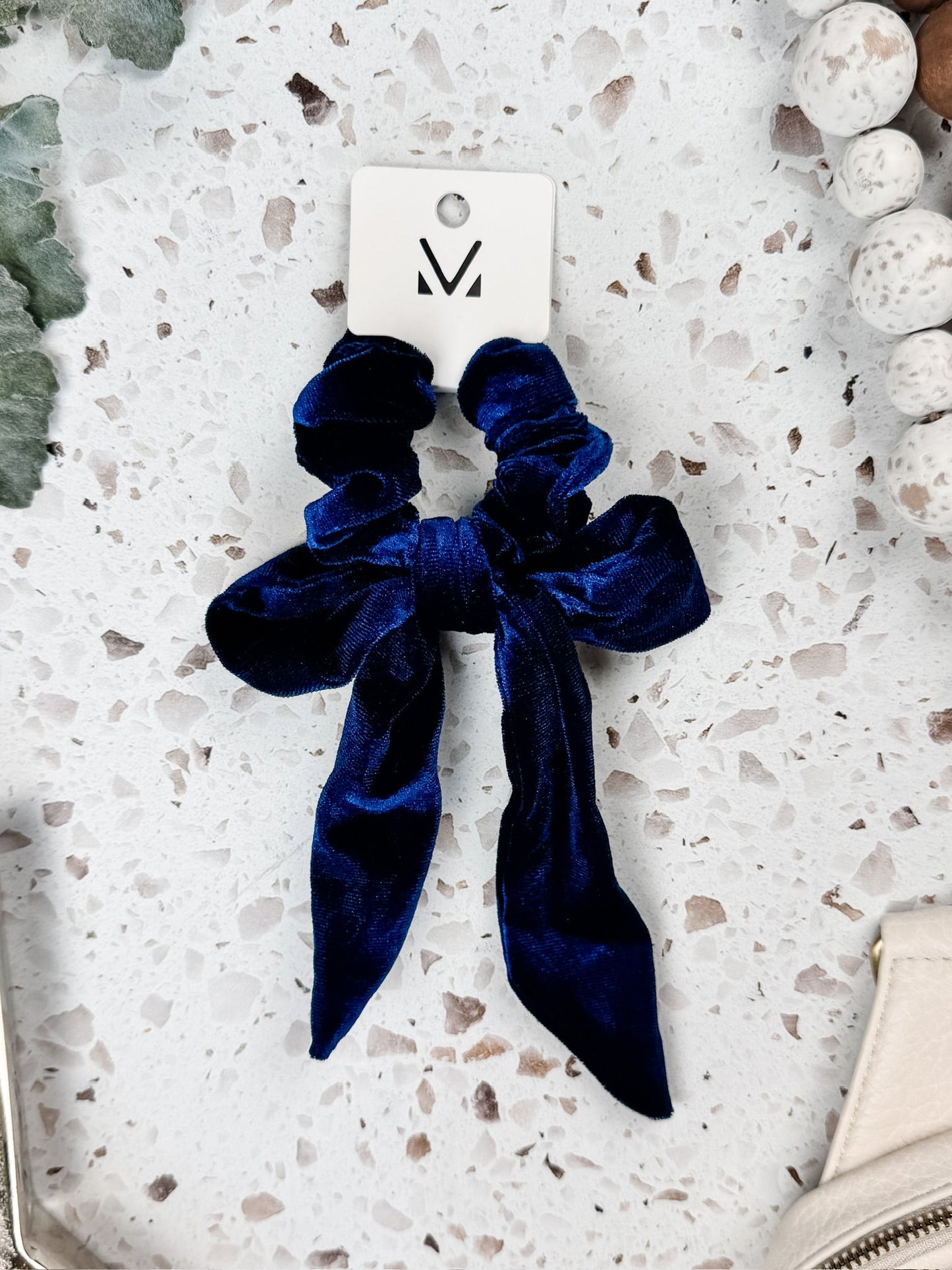 MICHELLE MAE - Velvet Bow Scrunchie