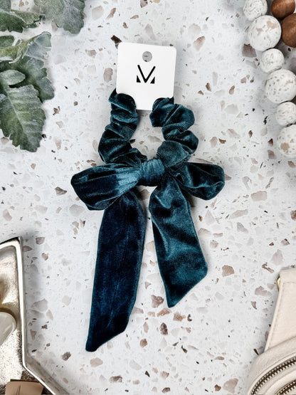 MICHELLE MAE - Velvet Bow Scrunchie