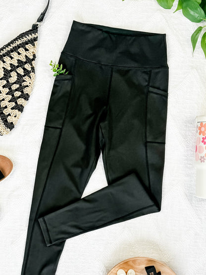 Michelle Mae Athleisure Leggings - Black
