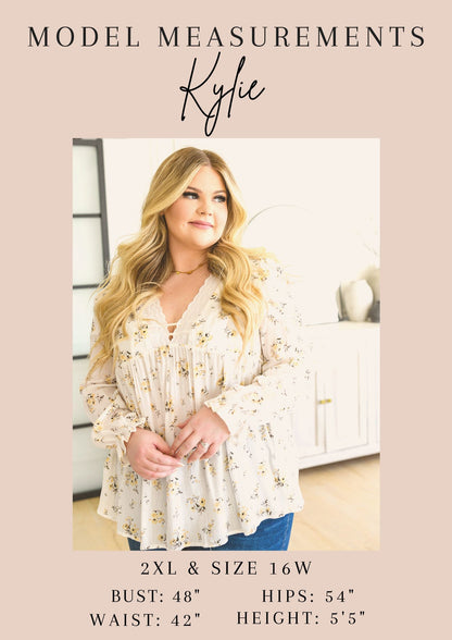 Pretty in Paradise Floral Blouse