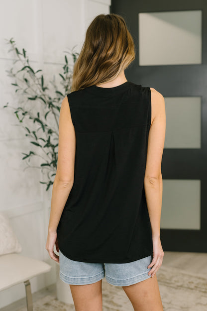 Lizzy Tank Top in Black