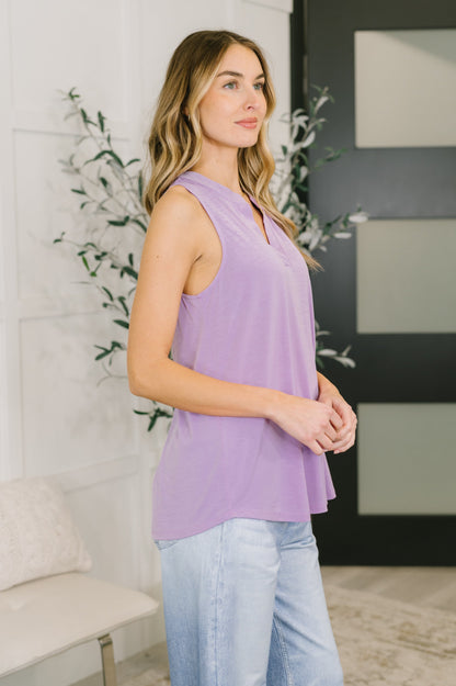 Lizzy Tank Top in Orchid Bloom