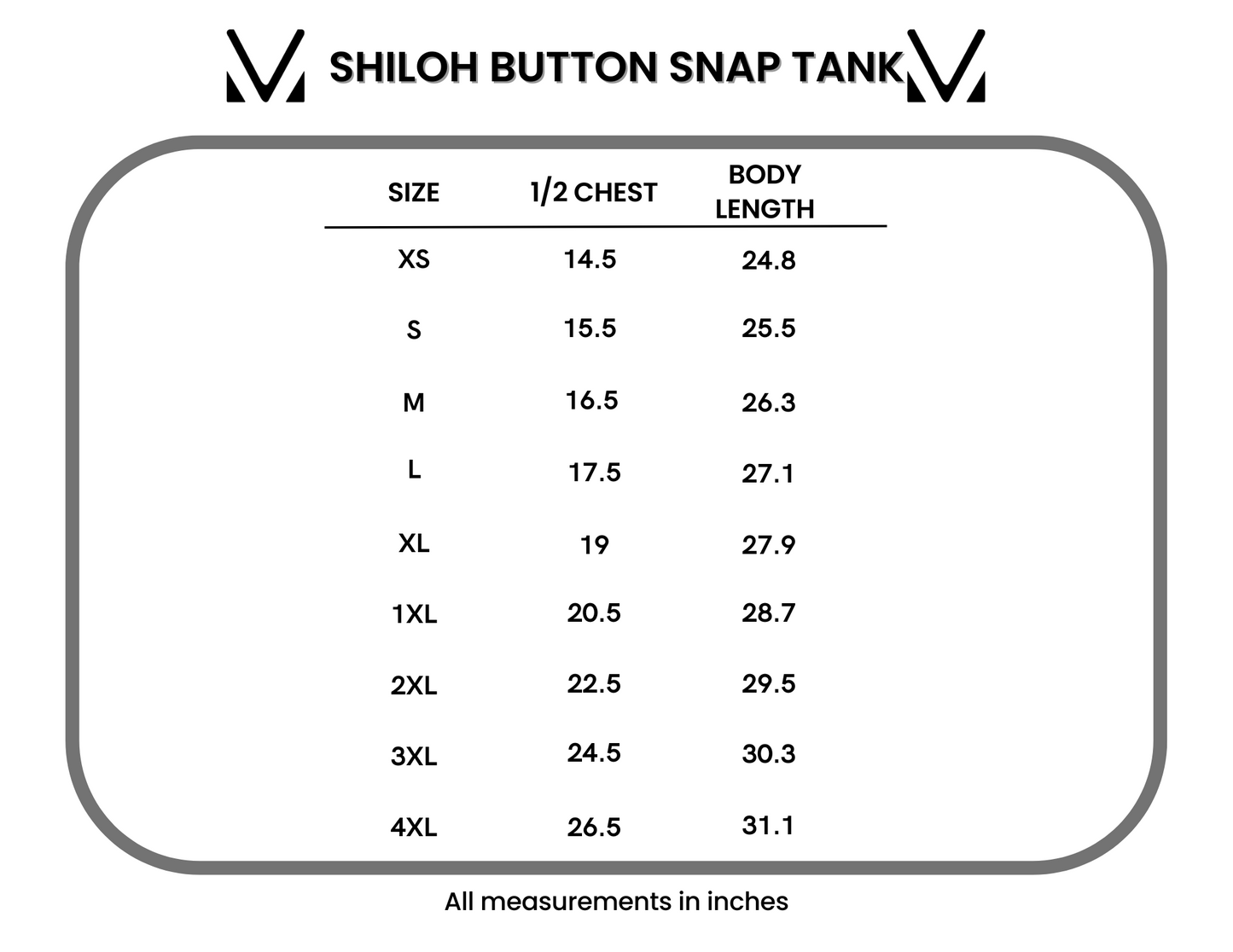 Michelle Mae Shiloh Button Snap Tank - Purple