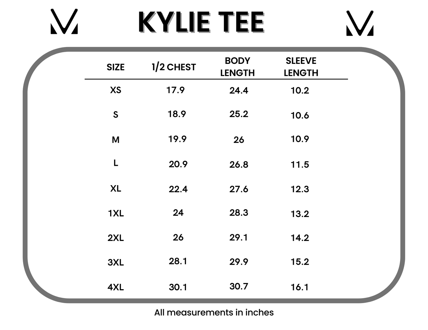 Michelle Mae Kylie Tee - Detroit Blue and Grey