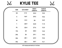 Michelle Mae Kylie Tee - Detroit Blue and Grey