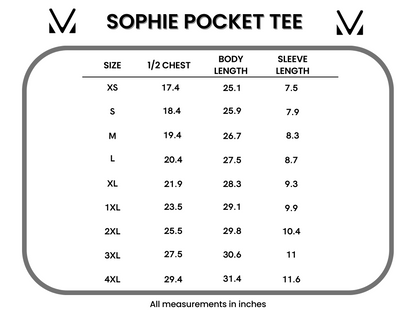 Michelle Mae Sophie Pocket Tee - Black