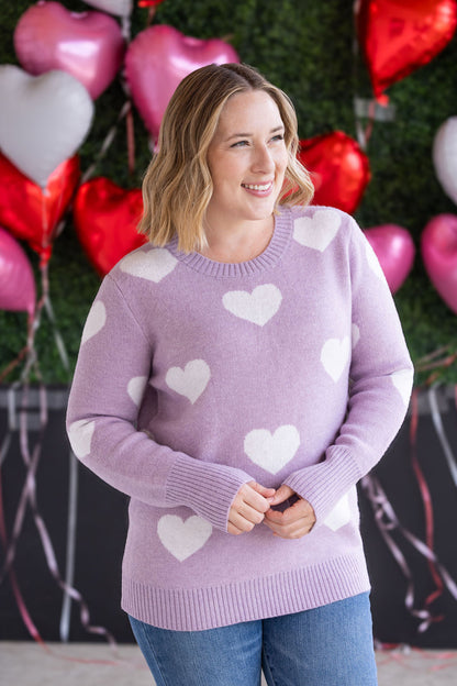 Michelle Mae Endless Love Sweater - Lavender