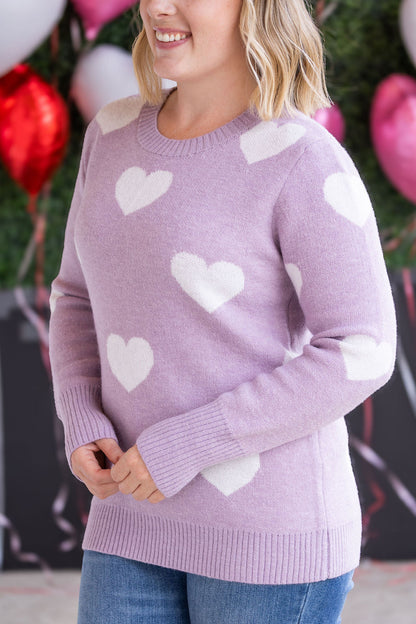 Michelle Mae Endless Love Sweater - Lavender