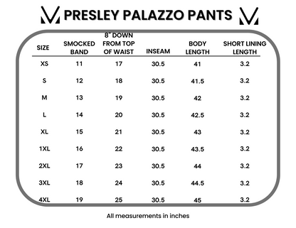 Michelle Mae Presley Palazzo Pants - Brick