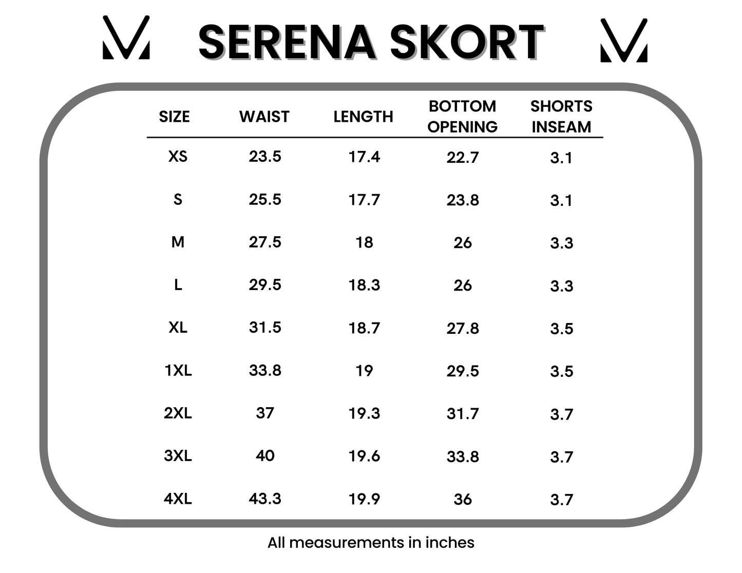 Michelle Mae Serena Luxe Skort - Black