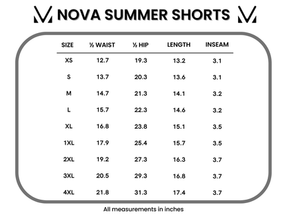 Michelle Mae Nova Summer Shorts - Aqua Palm